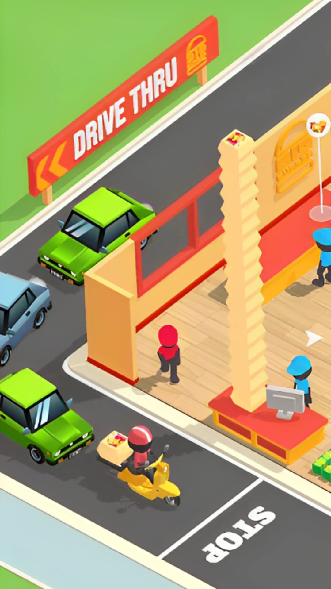Idle Burger Restaurant Tycoon screenshot