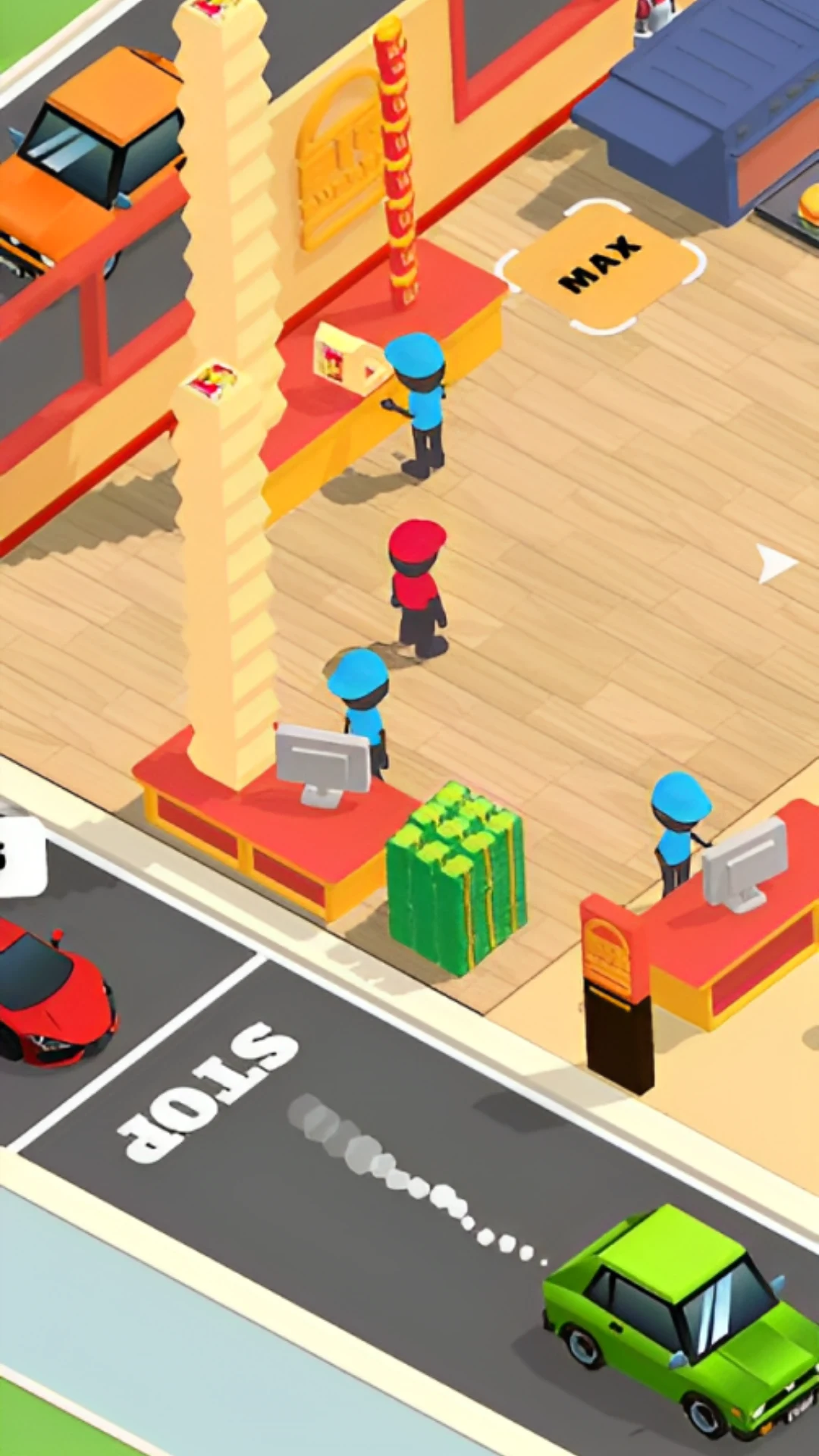 Idle Burger Restaurant Tycoon screenshot
