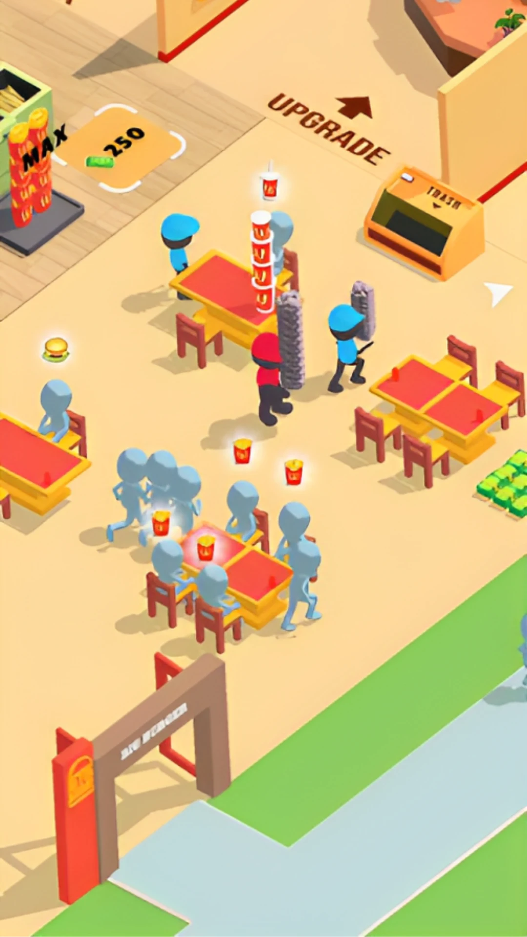 Idle Burger Restaurant Tycoon screenshot